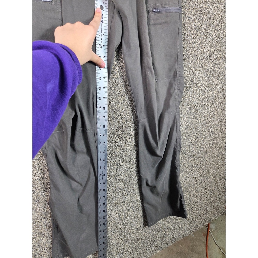 Wrangler Outdoor Pants Mens 30x30 Gray Hiking Camping Casual Cotton Blend - Picture 9 of 12